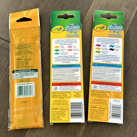 CRAYOLA Super Tips Markers, Twistable Pencil Crayon Bundle, Colouring Art Craft - Picture 2 of 4
